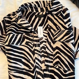 Banana Republic Zebra Romper